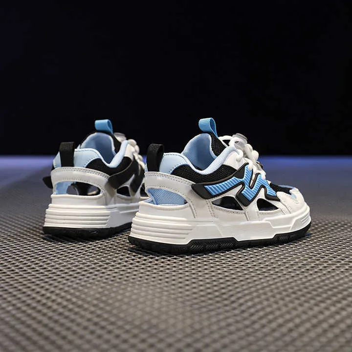 أحذية رياضية خفيفة الوزن مجوفة قابلة للتنفس للأطفال الكبار أحذية عصرية للصيف Lightweight Hollow Breathable Sneakers for Kids Big Boys Fashion Summer Shoes