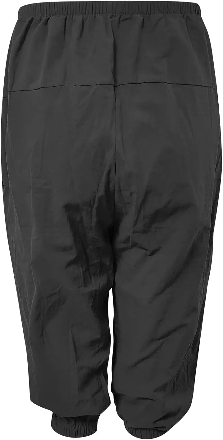 2024 Women's Soft Stretch Yoga Pants Summer Cotton Linen Capris Drawstring Workout Sweatpants Causal Lounge Pants Trousers