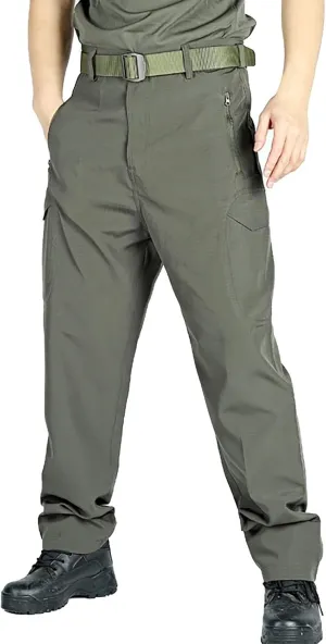 2025 Men's Casual Pants Slim Fit Elastic Loose Quick Dry Sports Pants