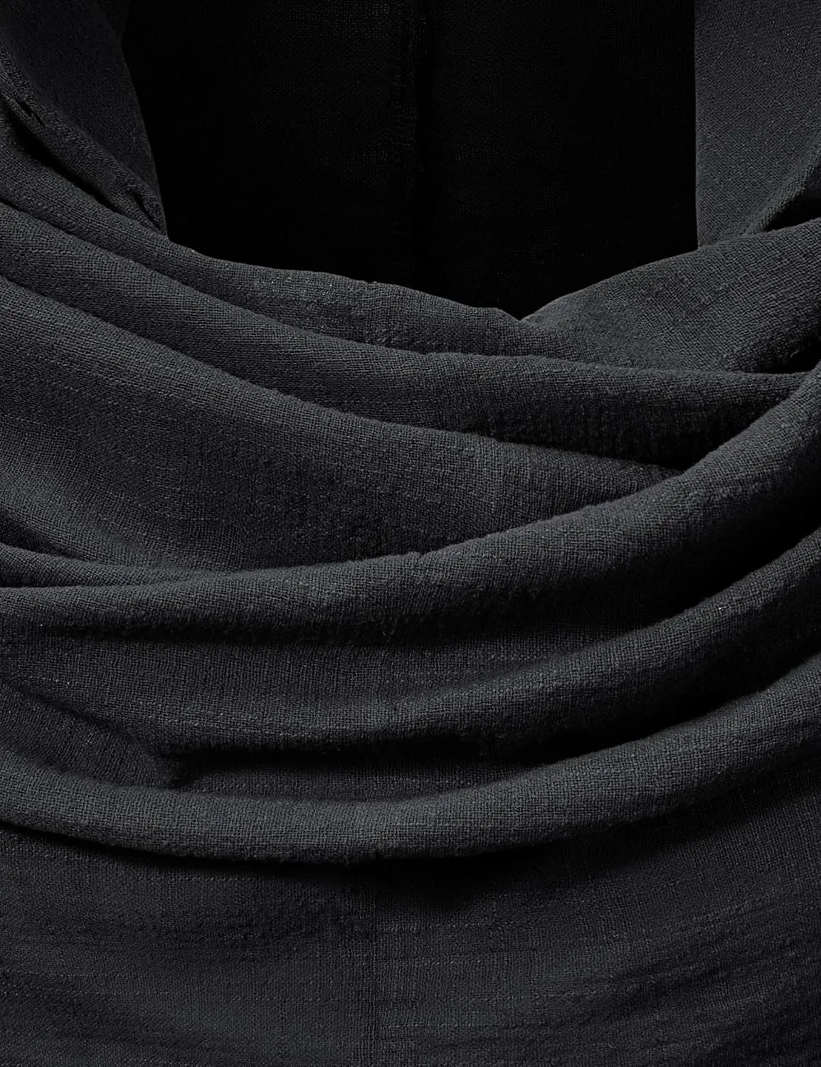 Adult Medieval Renaissance Hooded Cowl Multifunctional Scarf Shawl Cape Halloween Cosplay Costume Accessories