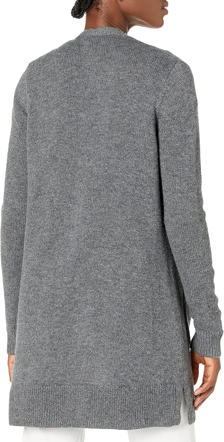 Amazon Essentials Women's Long-Sleeve Jersey Stitch Open-Front Cardigan
