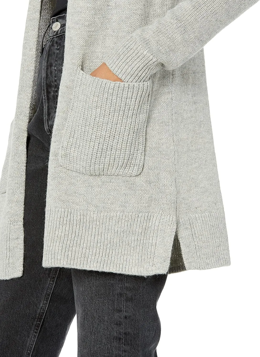 Amazon Essentials Women's Long-Sleeve Jersey Stitch Open-Front Cardigan