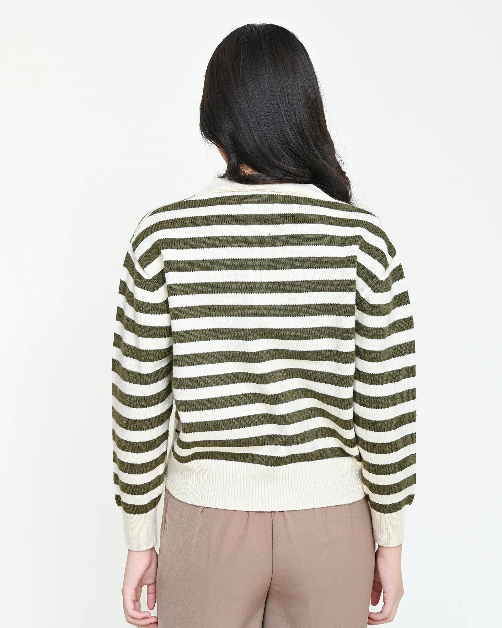 AMELIA STRIPPED CARDIGAN