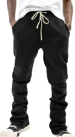 Athletic Workout Jogger Sweatpants for Men Pants Solid Color Vintage Slim Men's Casual Lounge Jogger Sweatpants 2024