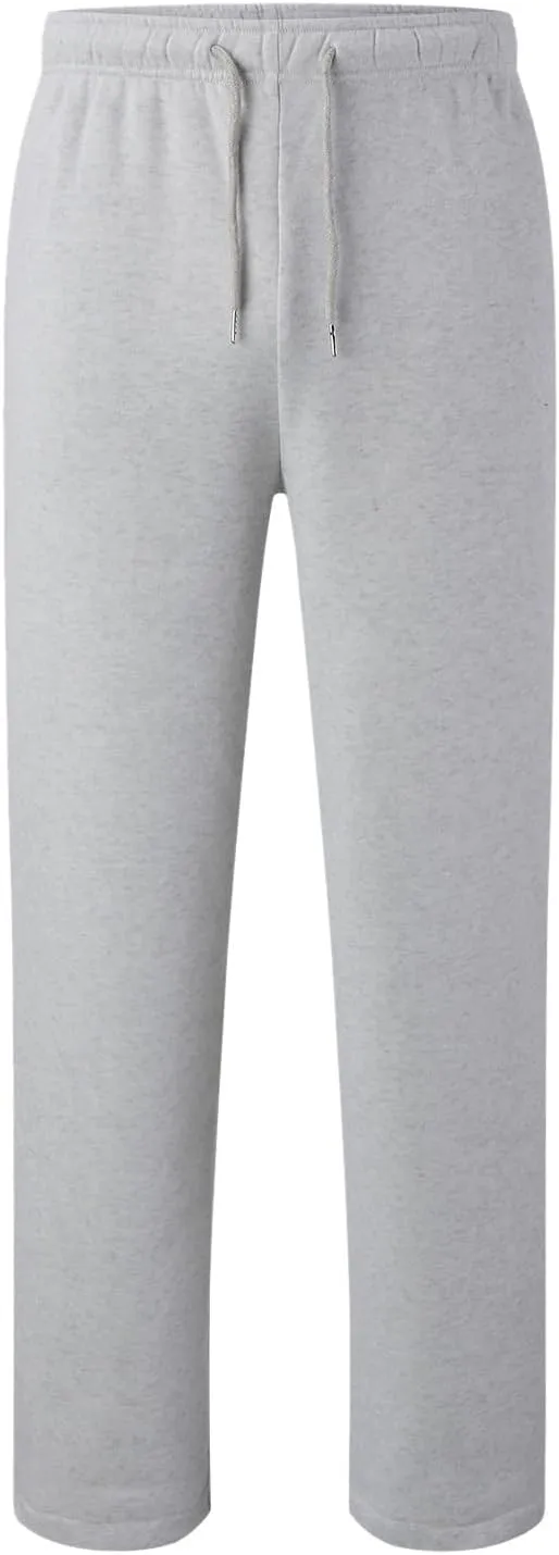 Baggy Sweatpants Men Tapered Loose Fit Trousers Drawstring Pants Elastic Waist Workout Slacks with Pockets