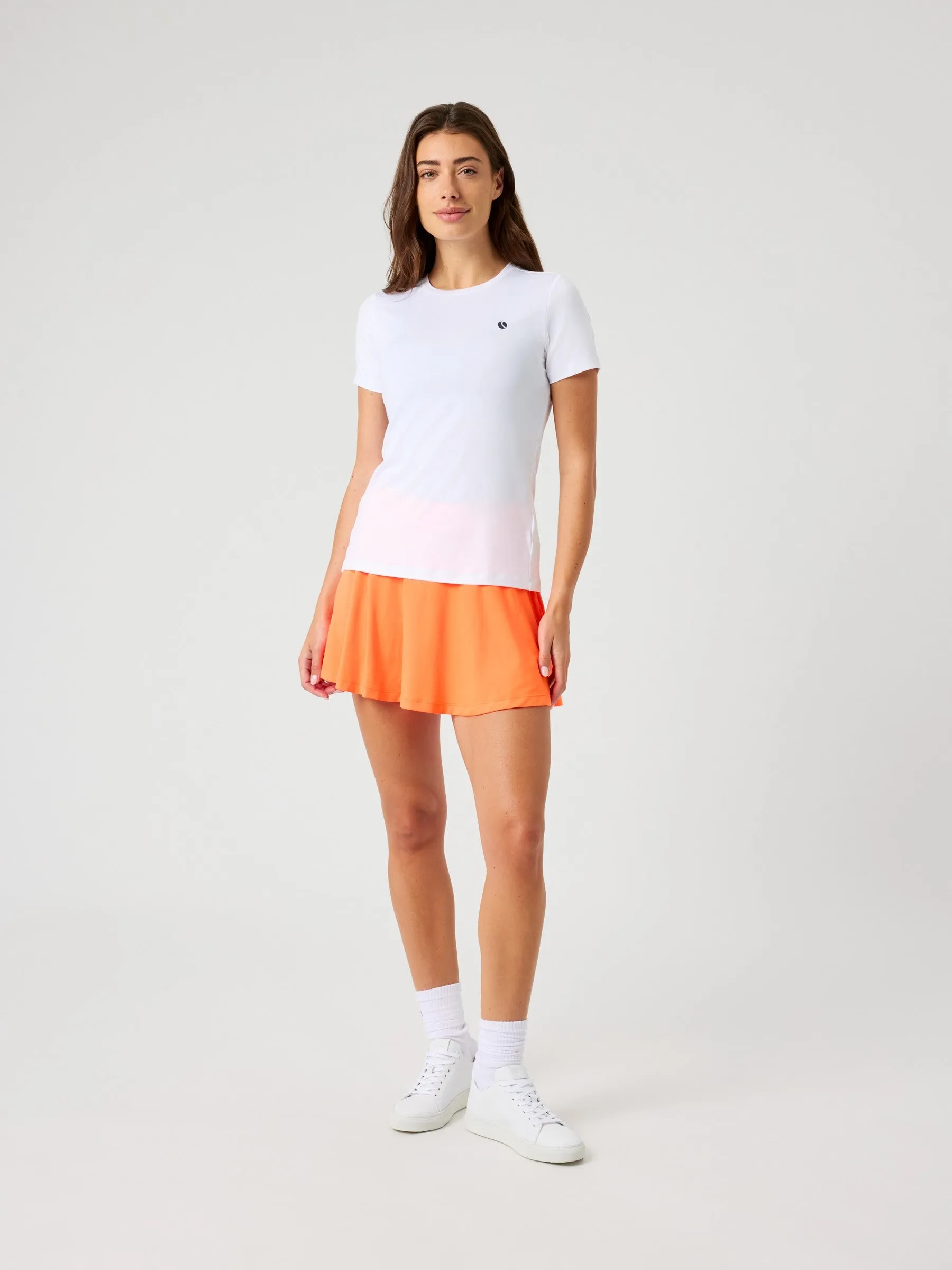 Bjorn Borg Ace Jersey Skirt (Ladies) - Shocking Orange