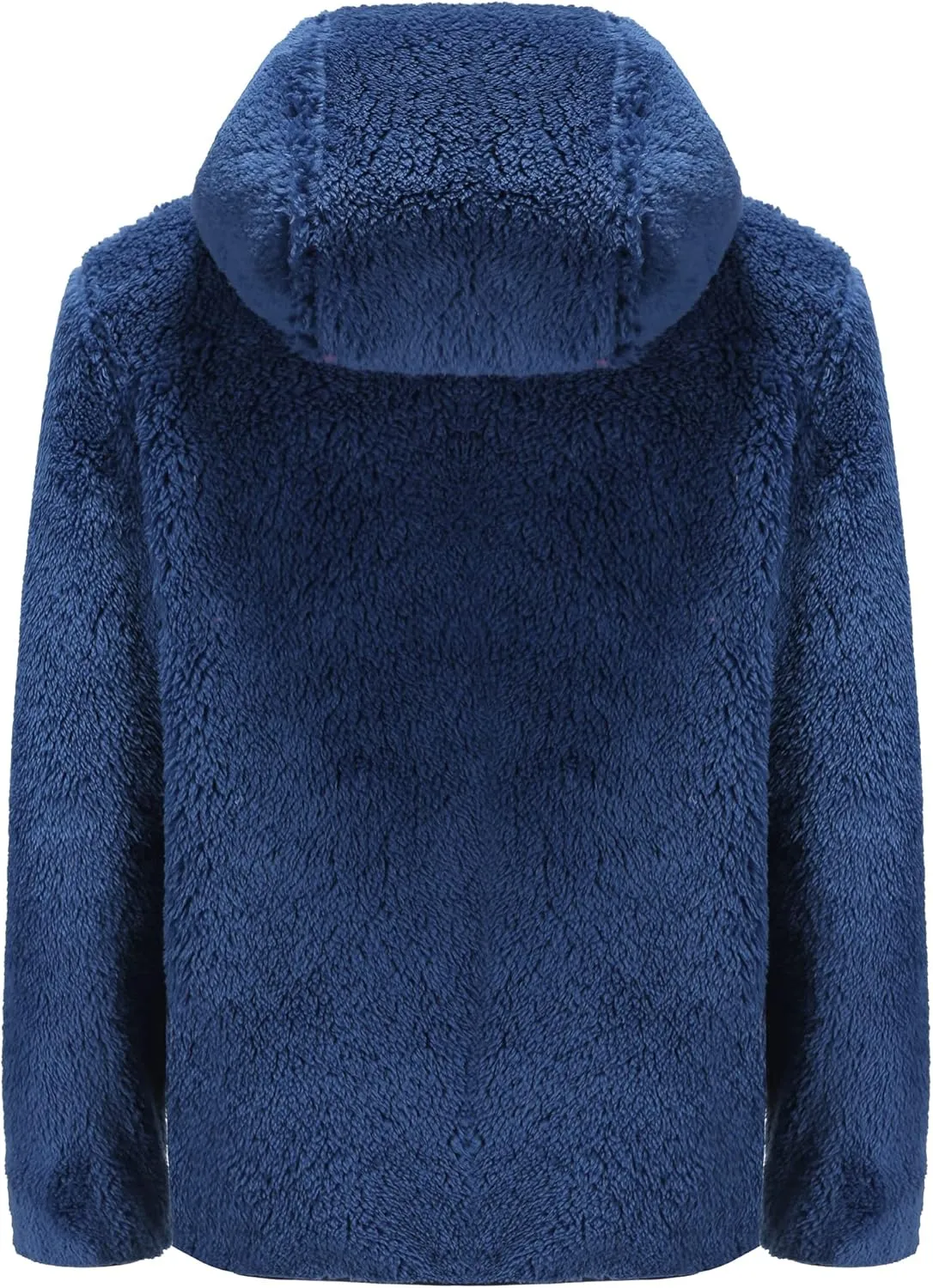 Boys Fleece Sherpa Hoodie Sweatshirts Kids Ultra Soft Full-Zip Jacket