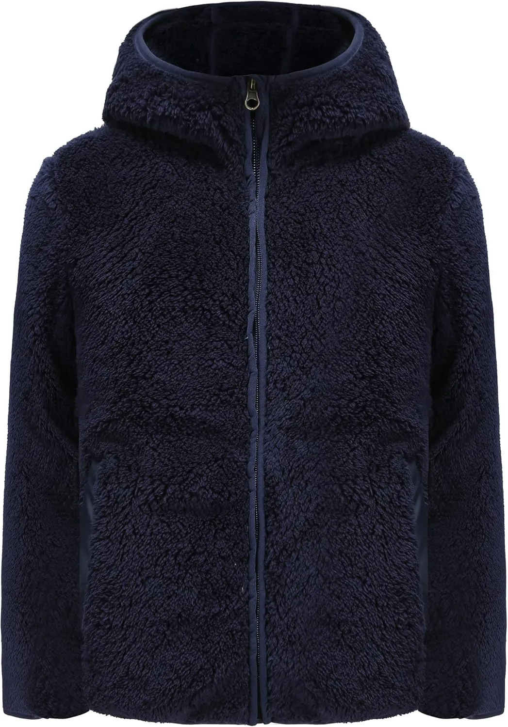 Boys Fleece Sherpa Hoodie Sweatshirts Kids Ultra Soft Full-Zip Jacket