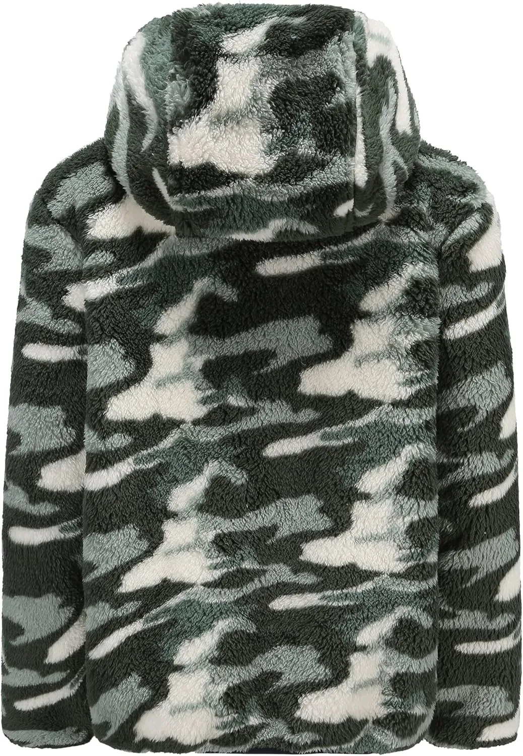 Boys Fleece Sherpa Hoodie Sweatshirts Kids Ultra Soft Full-Zip Jacket