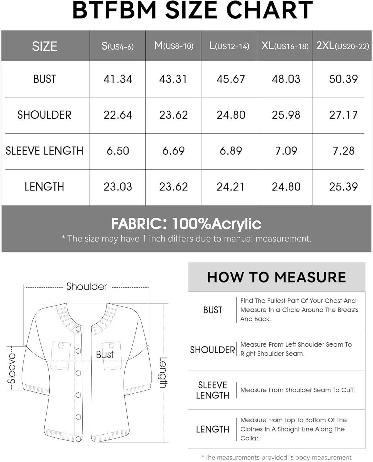 BTFBM Short Sleeve Cardigans for Women Button Up Sweaters Y2k Spring Summer 2025 Crew Neck Business Casual Work Clothes