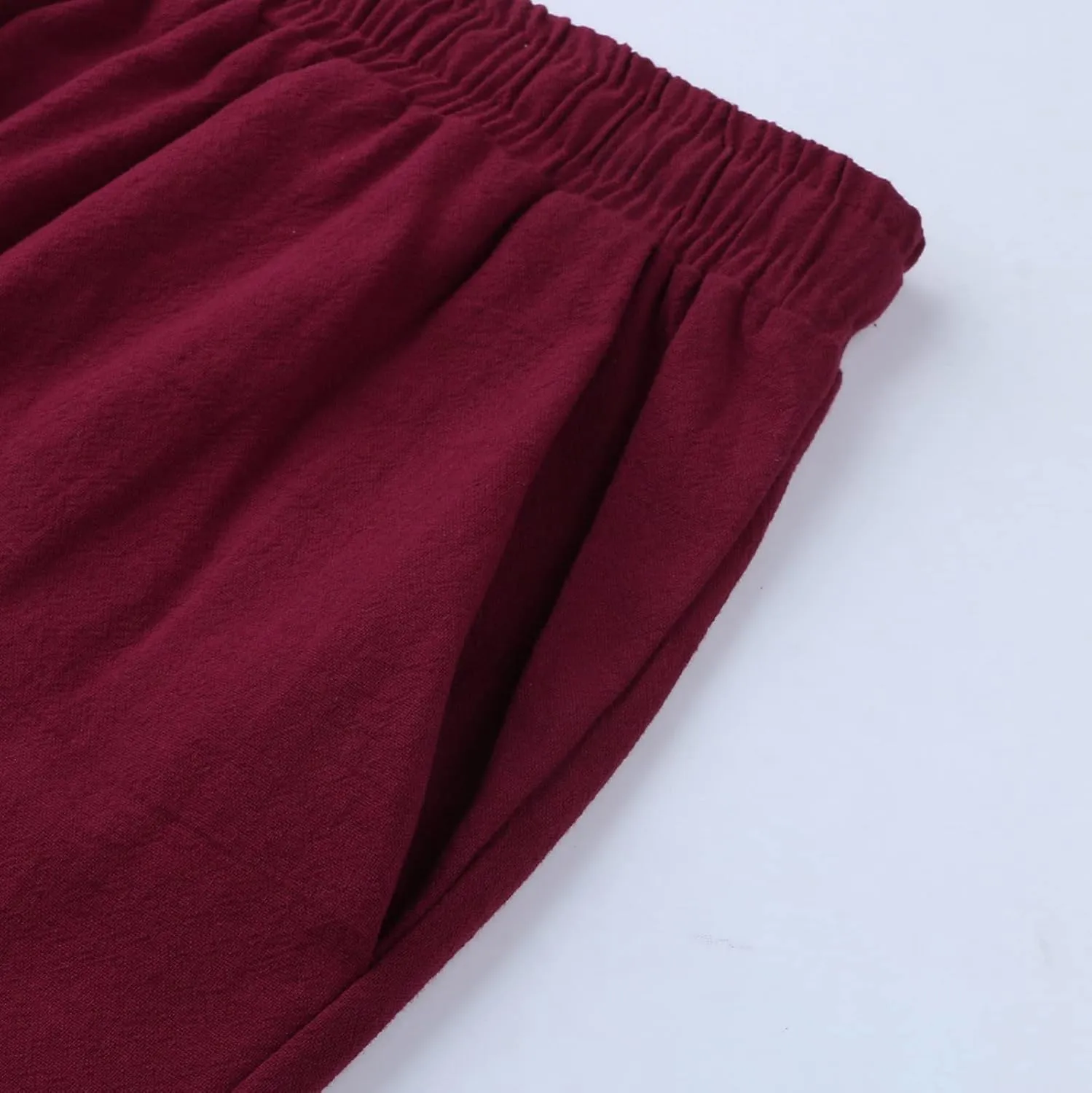 Business Casual Pants For Women Petite Lounge Long Workout Summer 2024 Trouser Wide Leg Pull On Linen Sweatpants