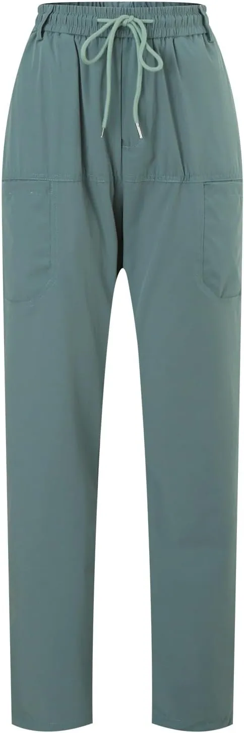 Cargo Pants for Men Hiking Casual Slim Fit Stretch Slacks Big Tall Flat Front Flex Golf Straight Pants