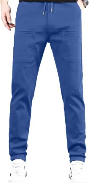 Cargo Pants for Men Hiking Casual Slim Fit Stretch Slacks Big Tall Flat Front Flex Golf Straight Pants