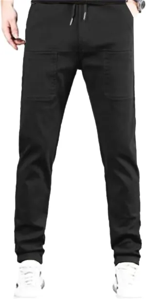 Cargo Pants for Men Hiking Casual Slim Fit Stretch Slacks Big Tall Flat Front Flex Golf Straight Pants