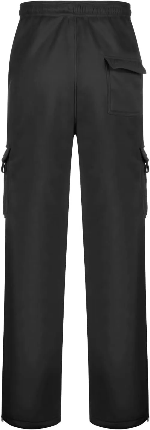 Cargo Pants for Men,Cargo Sweatpants for Men Big and Tall Running Pants Drawstring Work Pants Loose Fit Lounge Pants