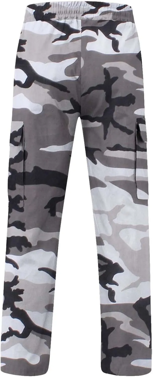 Cargos Pants Men Mens Cargo Pants Lightweight 5 Pocket Pants Men's and Big Men's Relaxed Fit Cargo Pants with