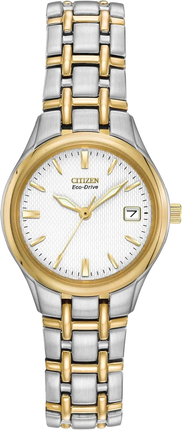 Citizen Womens Analogue Eco-Drive Watch with Stainless Steel Strap