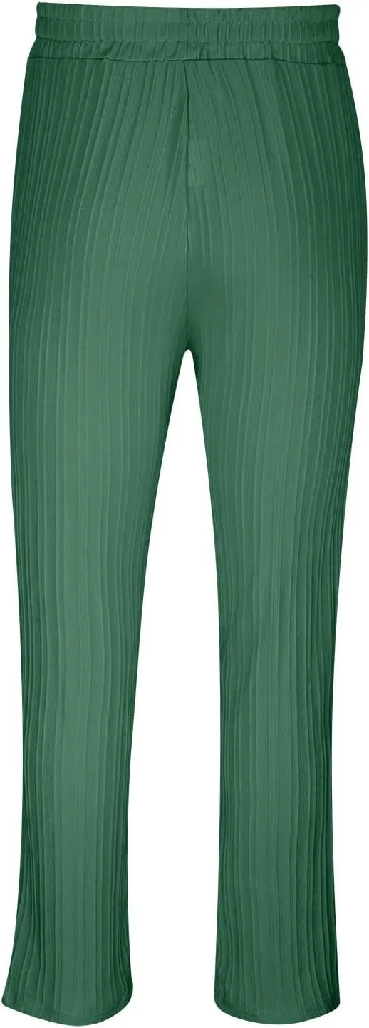 Cotton Stripe Linen Pants Men Dressy Casual Trousers Slim Fit Lounge Pants Trendy Tapered Pants Breathable Pants