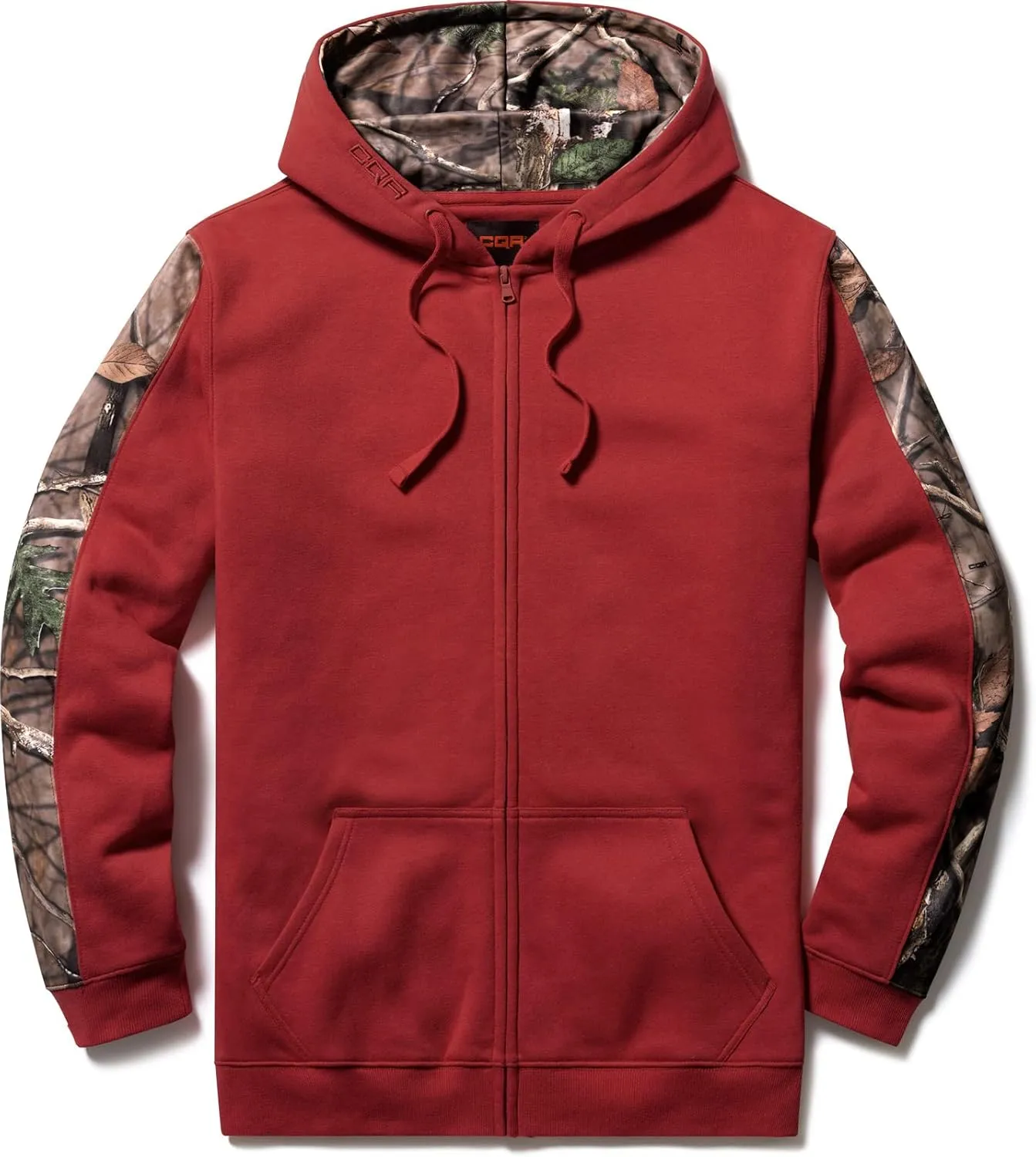 CQR Men's Winter Fleece Pullover Hoodies, Thermal Long Sleeve Hooded Sweatshirt, Cotton-Blend Outdoor/Tactical Shirts