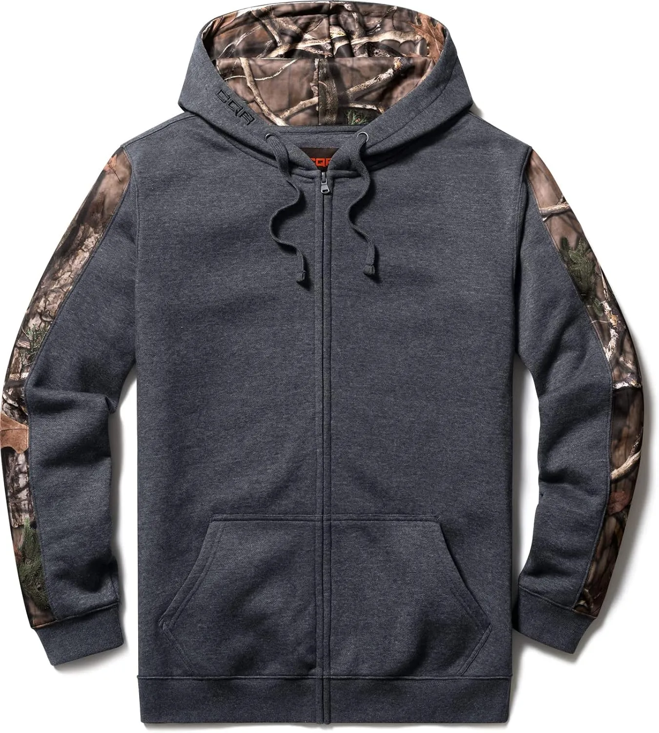 CQR Men's Winter Fleece Pullover Hoodies, Thermal Long Sleeve Hooded Sweatshirt, Cotton-Blend Outdoor/Tactical Shirts