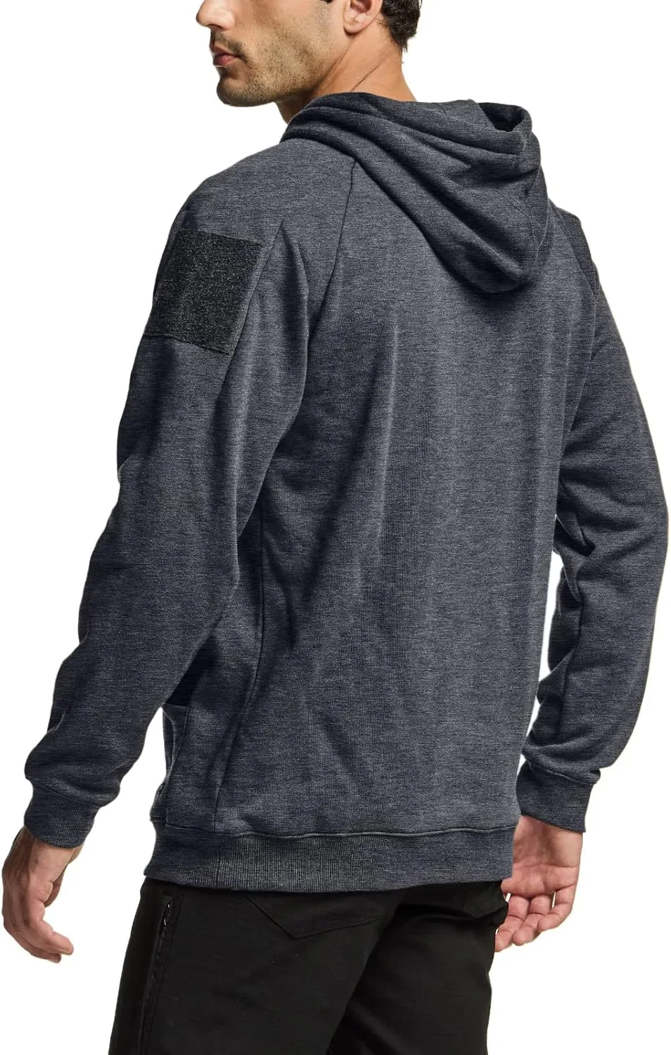 CQR Men's Winter Fleece Pullover Hoodies, Thermal Long Sleeve Hooded Sweatshirt, Cotton-Blend Outdoor/Tactical Shirts