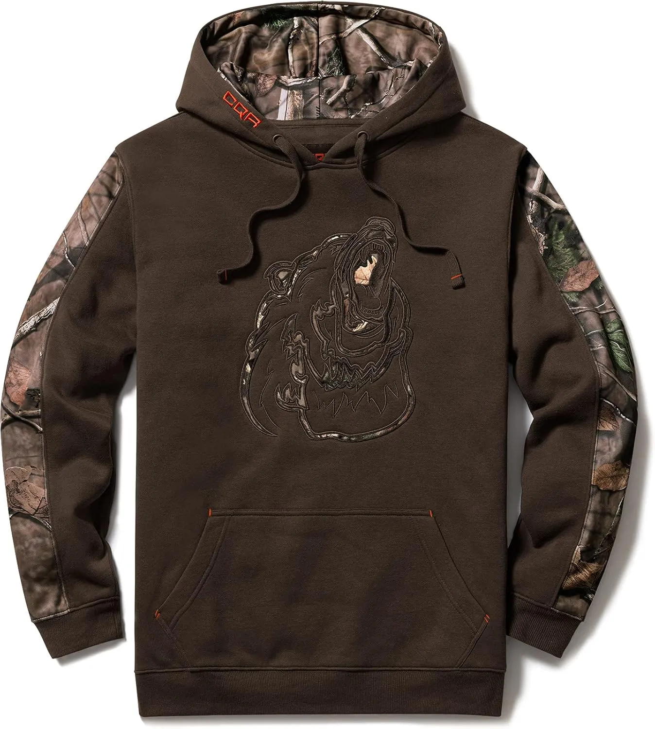 CQR Men's Winter Fleece Pullover Hoodies, Thermal Long Sleeve Hooded Sweatshirt, Cotton-Blend Outdoor/Tactical Shirts