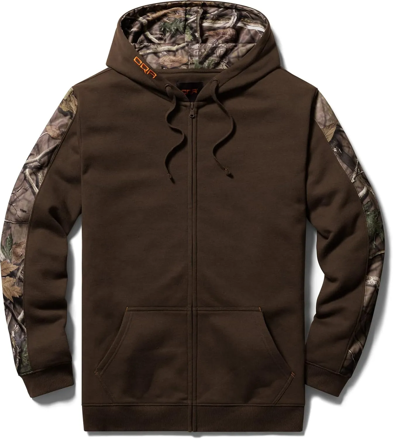 CQR Men's Winter Fleece Pullover Hoodies, Thermal Long Sleeve Hooded Sweatshirt, Cotton-Blend Outdoor/Tactical Shirts