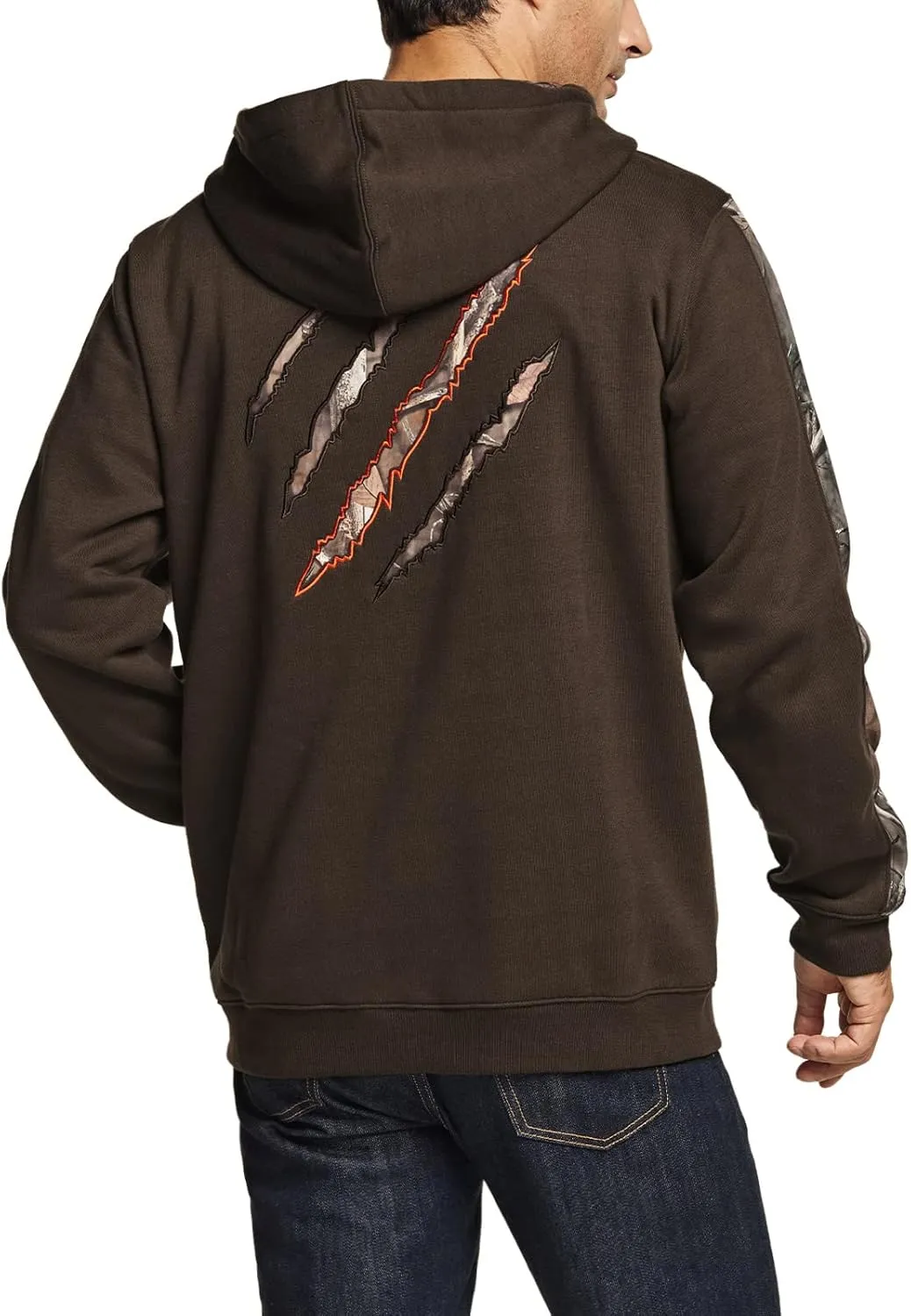 CQR Men's Winter Fleece Pullover Hoodies, Thermal Long Sleeve Hooded Sweatshirt, Cotton-Blend Outdoor/Tactical Shirts