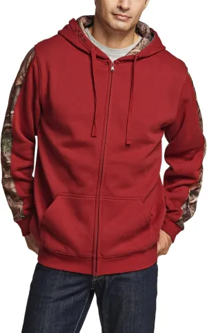 CQR Men's Winter Fleece Pullover Hoodies, Thermal Long Sleeve Hooded Sweatshirt, Cotton-Blend Outdoor/Tactical Shirts