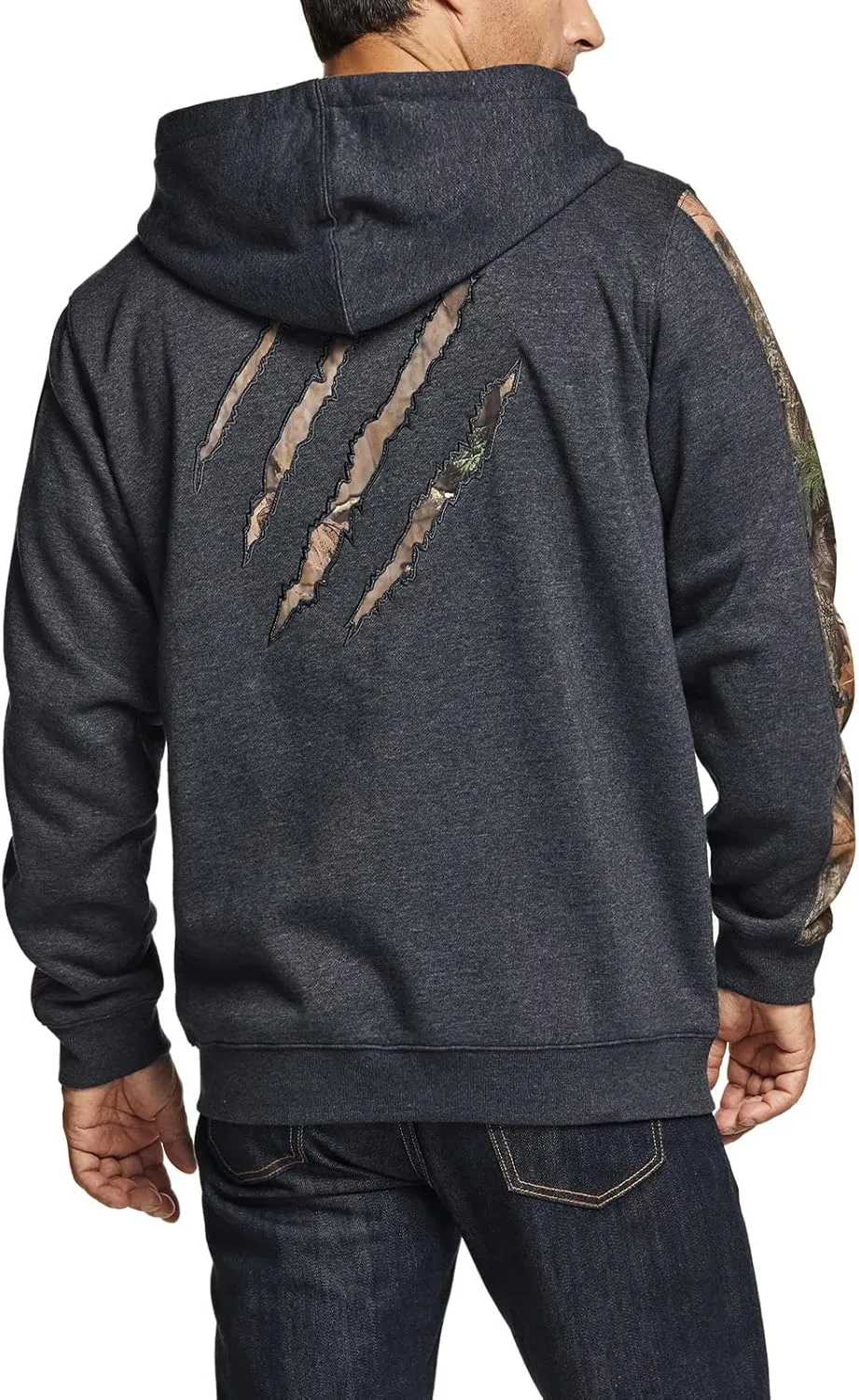 CQR Men's Winter Fleece Pullover Hoodies, Thermal Long Sleeve Hooded Sweatshirt, Cotton-Blend Outdoor/Tactical Shirts