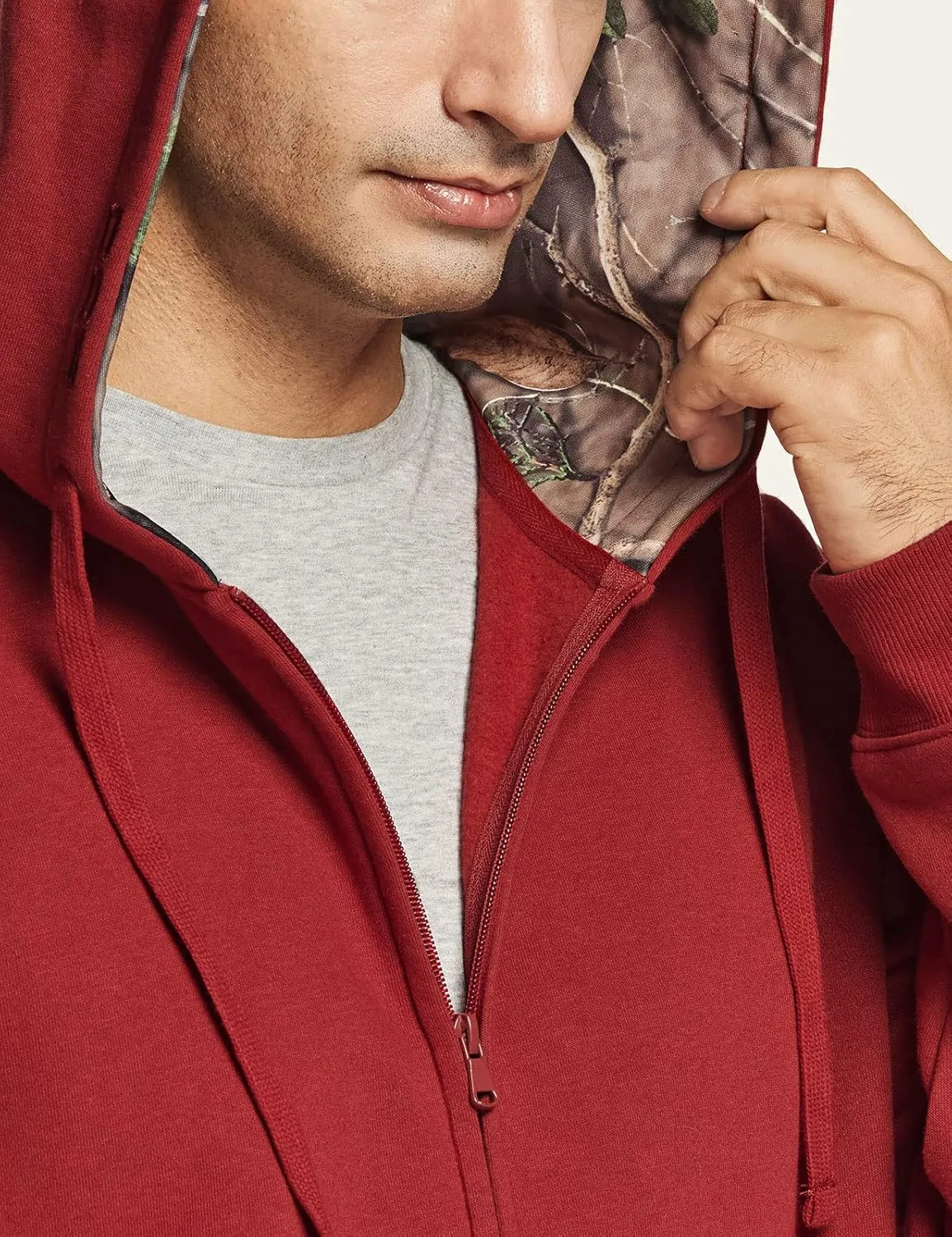 CQR Men's Winter Fleece Pullover Hoodies, Thermal Long Sleeve Hooded Sweatshirt, Cotton-Blend Outdoor/Tactical Shirts