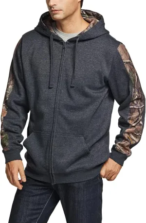 CQR Men's Winter Fleece Pullover Hoodies, Thermal Long Sleeve Hooded Sweatshirt, Cotton-Blend Outdoor/Tactical Shirts