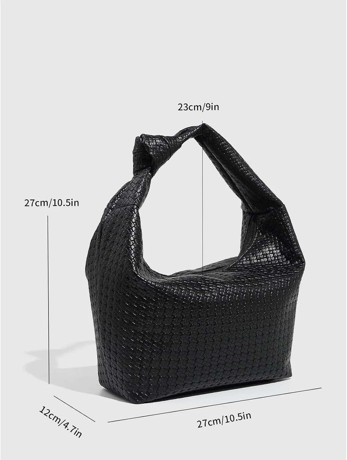 Cute Purse Woven Mini Purses Going Out Y2K Leather Shoulder Bag Everyday Vintage Handbag Aesthetic Purses