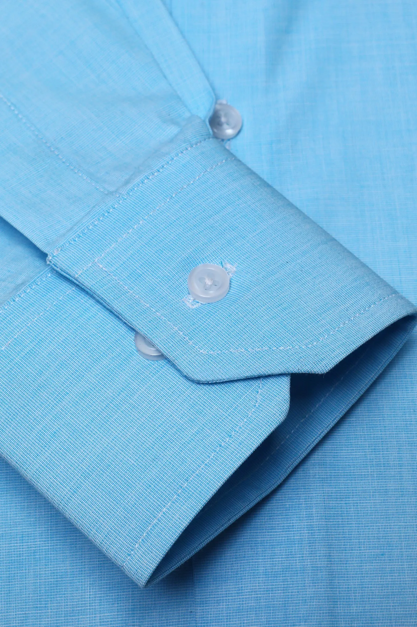 Cyan Texture Formal Shirt