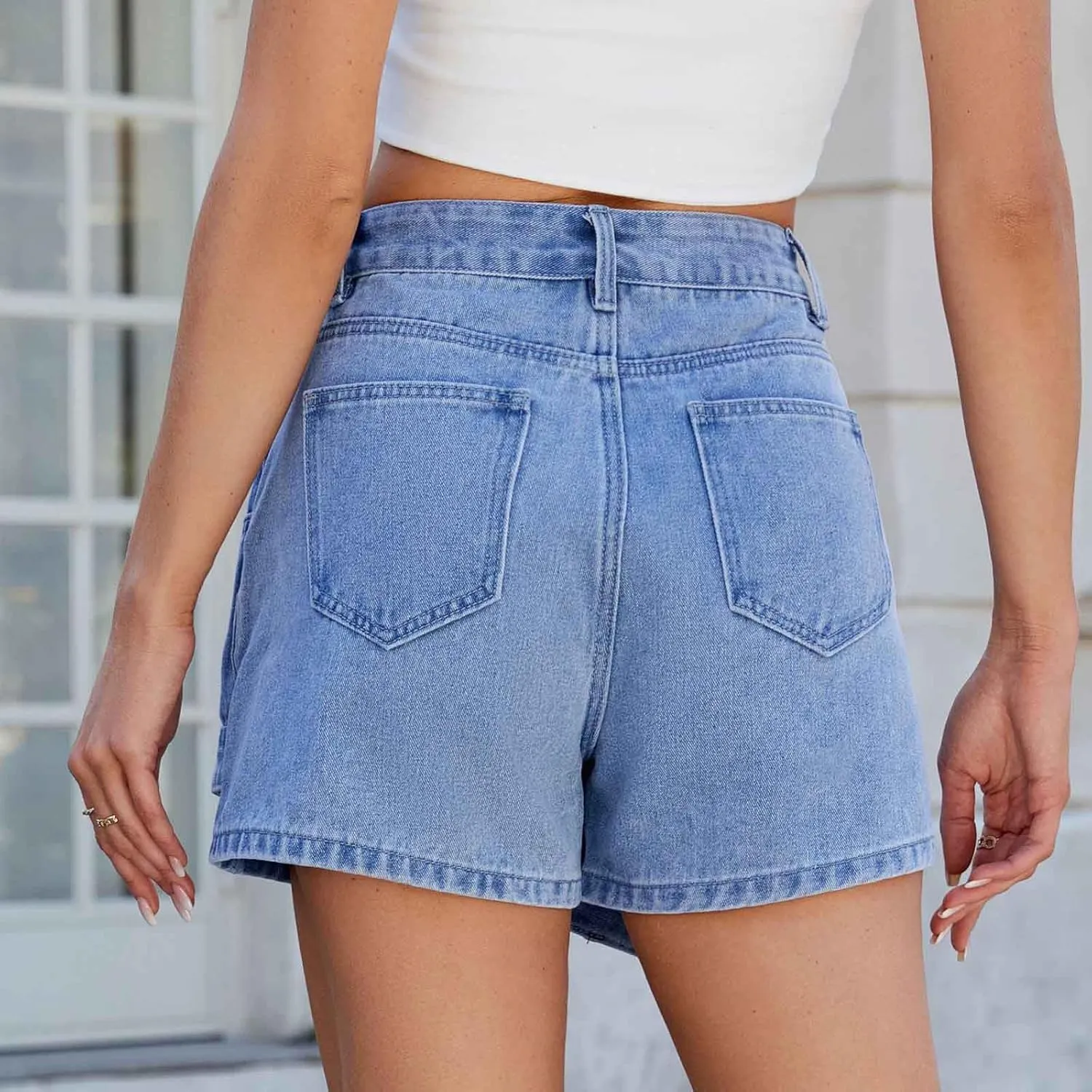 Denim for Women Mini Little Cowgirl A Line Plain Skort Women 2025 Regular Fit Y2K