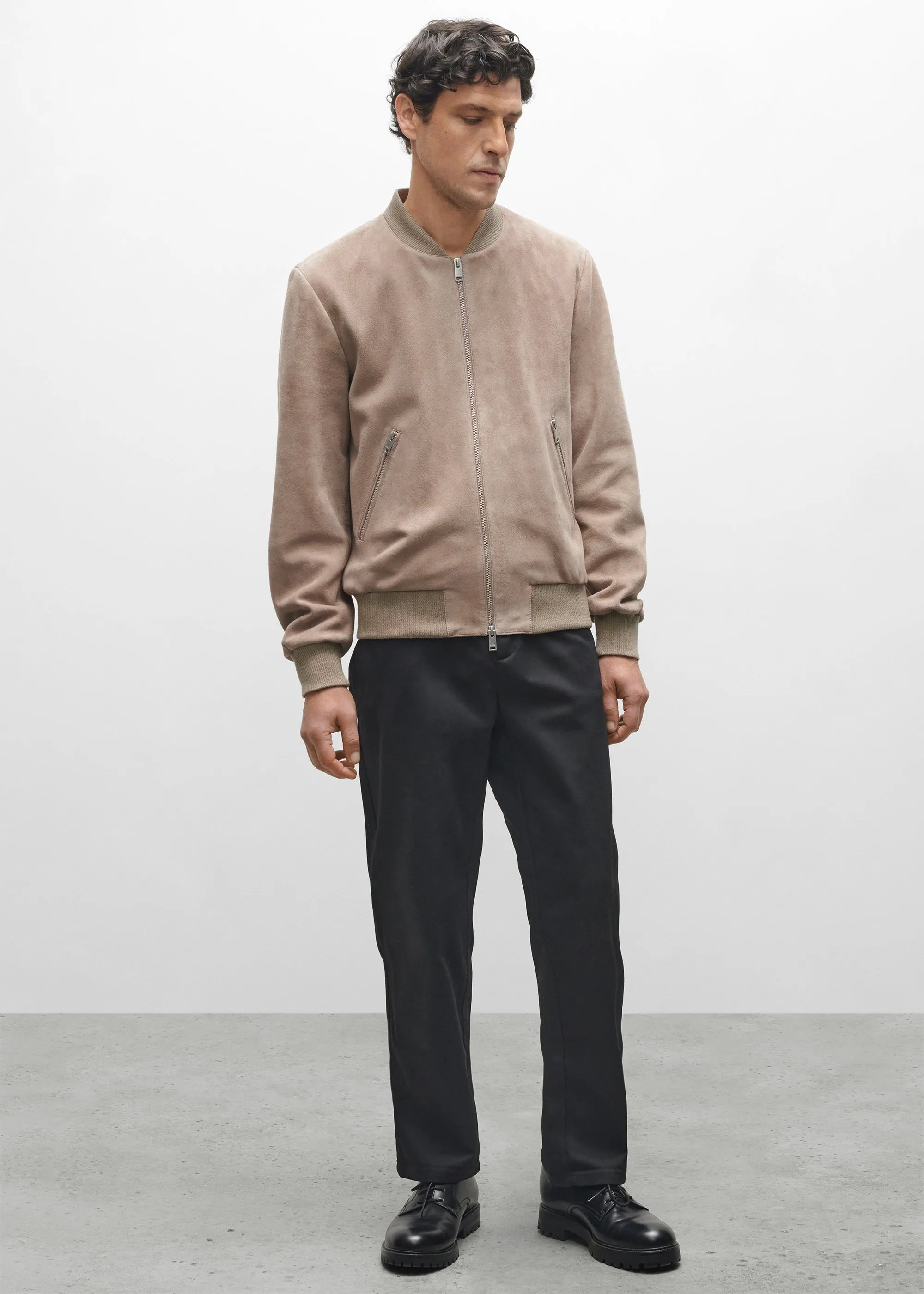 DIDIER | Suede Bomber Jacket