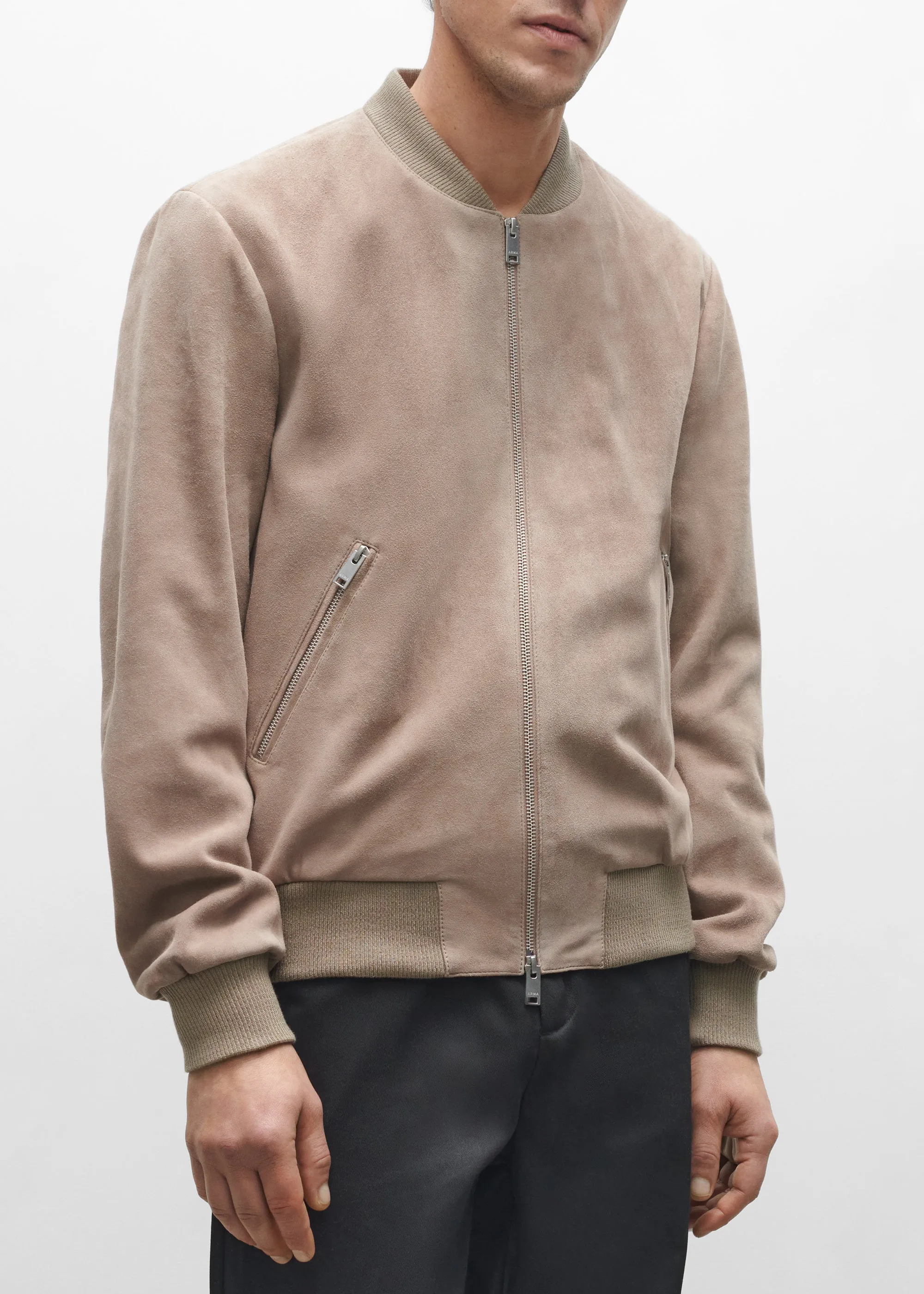 DIDIER | Suede Bomber Jacket