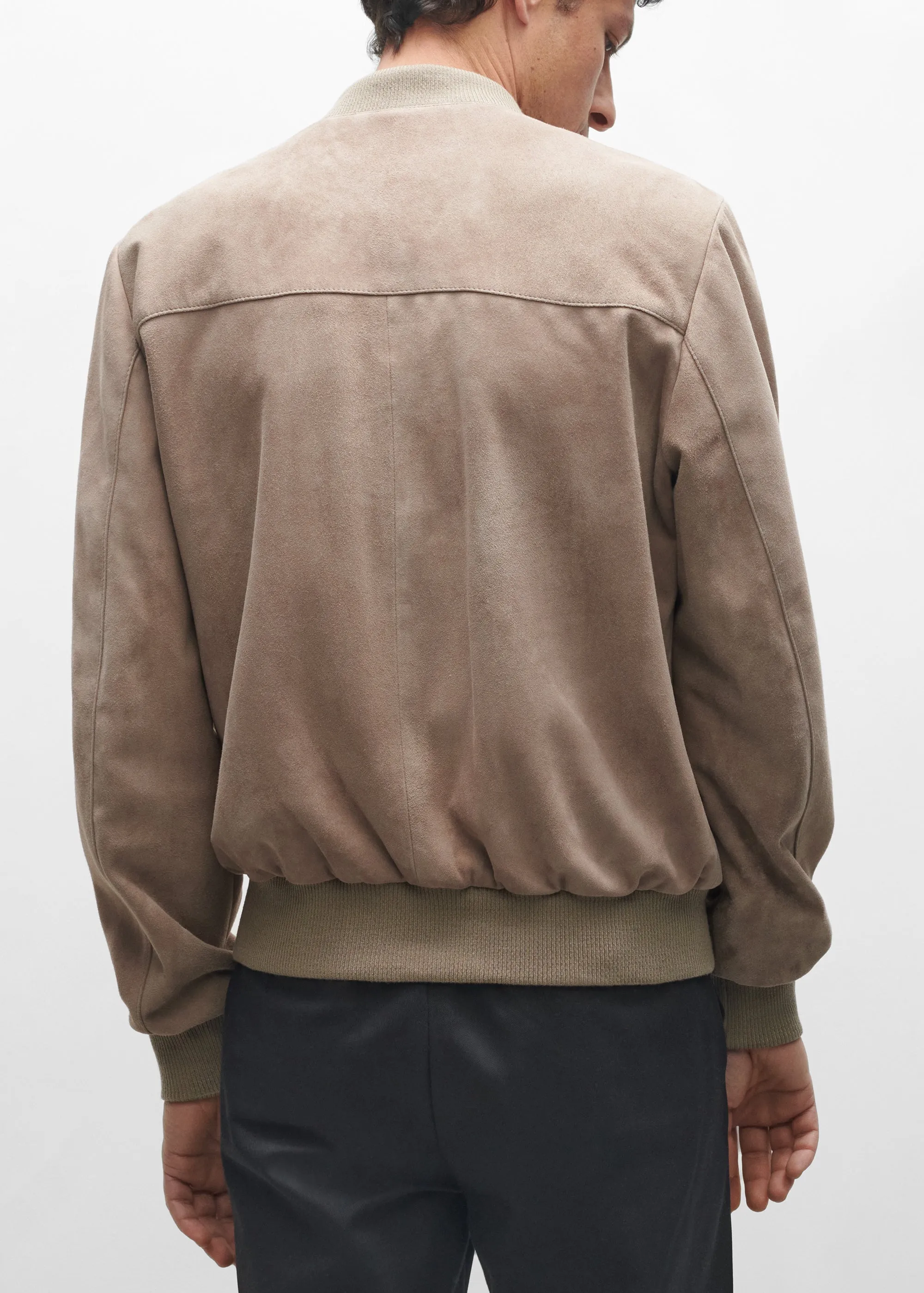 DIDIER | Suede Bomber Jacket