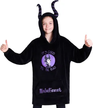 Disney Stitch Fleece Hoodie Blanket for Kids and Teenagers - One Size Fluffy Oversized Hoodie - Stitch Gifts