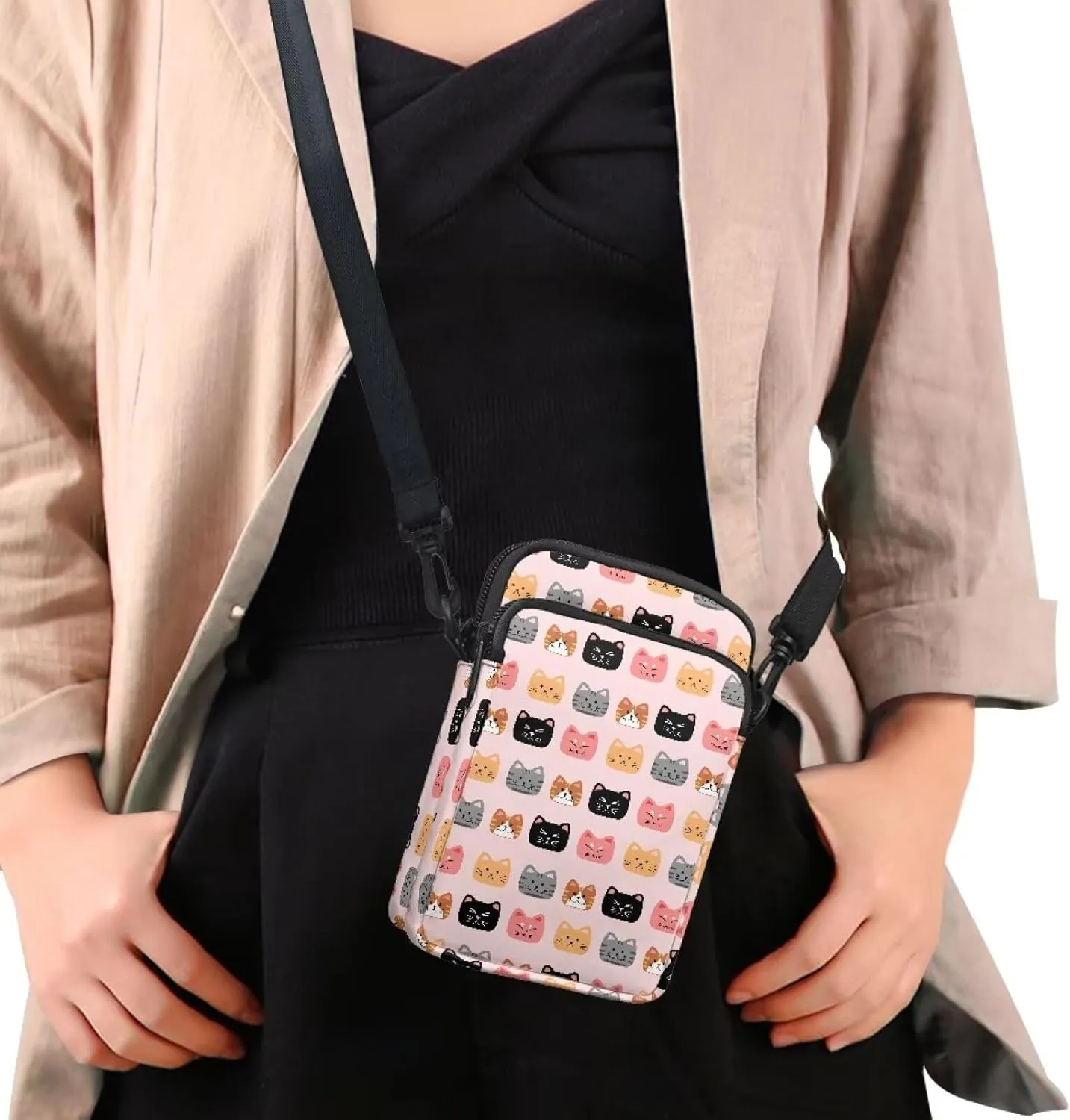 Dolyues Small Crossbody Bags for Women Mini Cell Phone Purse Lightweight Satchel Messenger Bag Travel Pouch Shoulder Bag