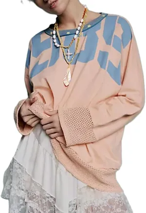 DSORVICD Women Cute Graphic Sweatshirt Y2k Oversized Long Sleeve Pullover Casual Loose Fit Hoodies Teen Girls Streetwear