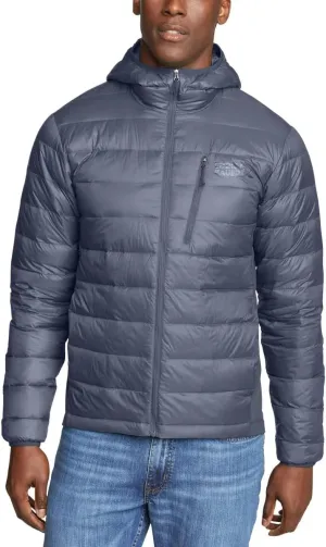 Eddie Bauer Men's Winter Jacket - Puffer Coat with Hood - Down Jacket For Outdoor (Gray, M)