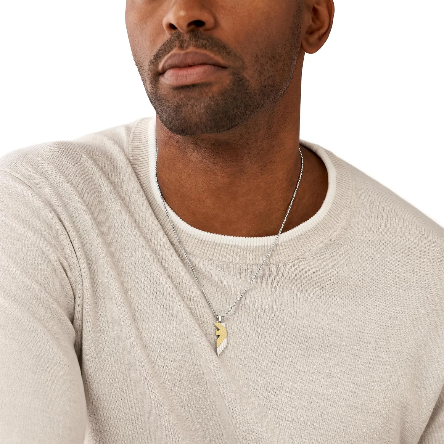 Emporio Armani Stainless Steel Pendant or Chain Necklace for Men