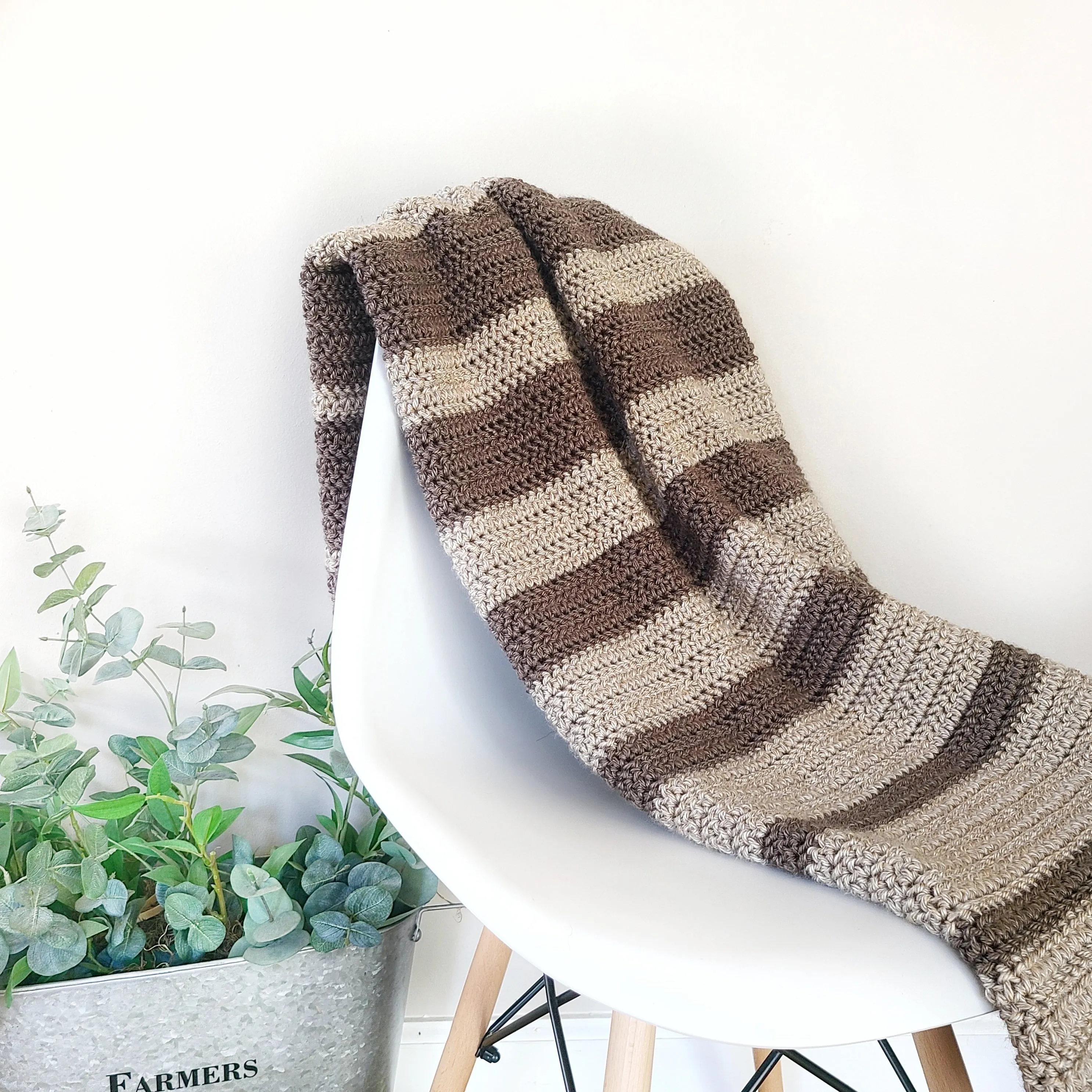 Falling in Blanket PDF Crochet Pattern in Eight Sizes - Digital Download