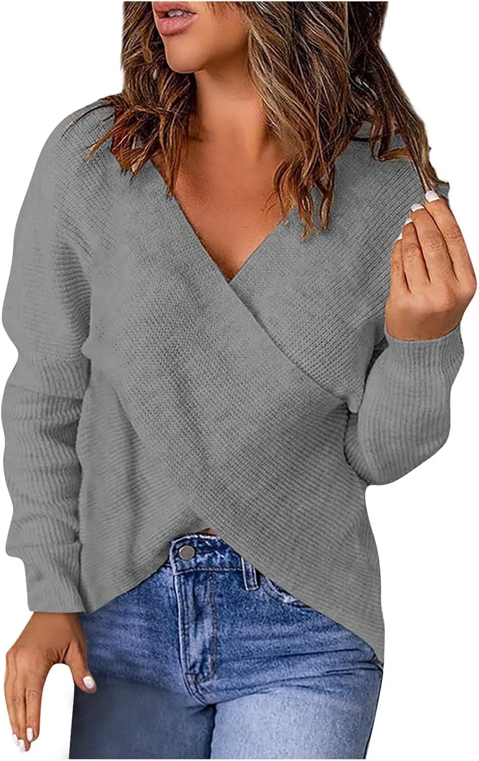 Febecool Cardigan Sweaters for Women Long Sleeve Inner Knitted Sweater Long Sweaters for Women Pullover Sweater