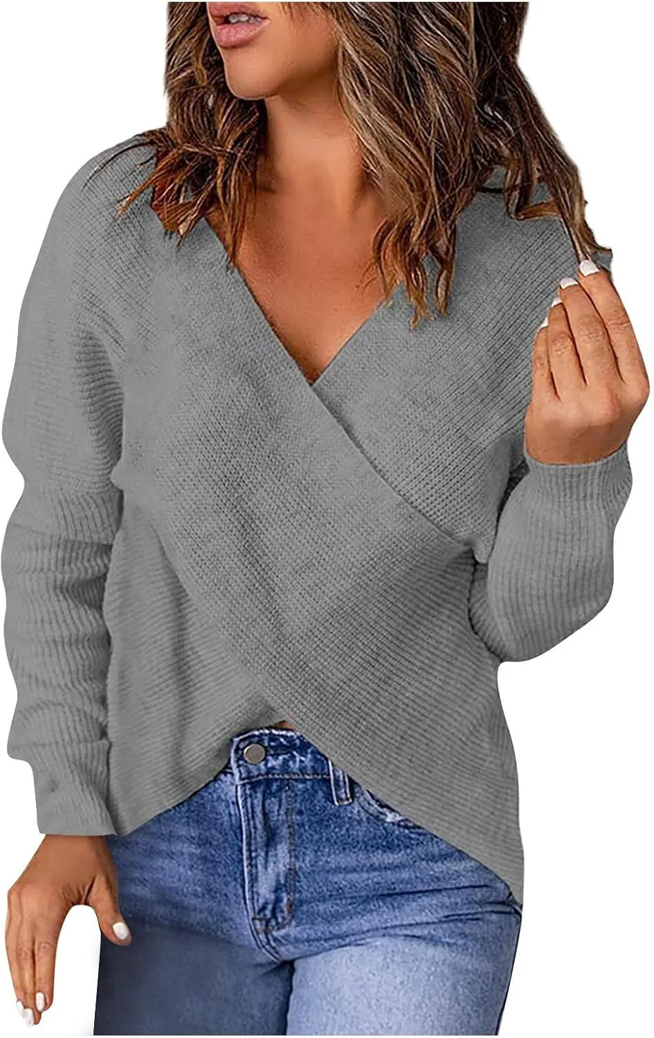 Febecool Cardigan Sweaters for Women Long Sleeve Inner Knitted Sweater Long Sweaters for Women Pullover Sweater