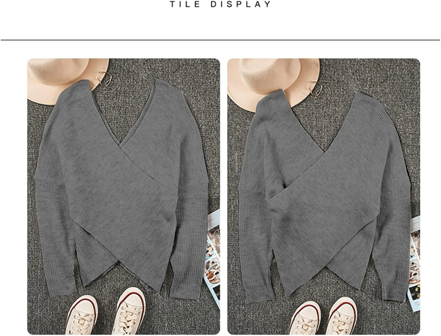 Febecool Cardigan Sweaters for Women Long Sleeve Inner Knitted Sweater Long Sweaters for Women Pullover Sweater
