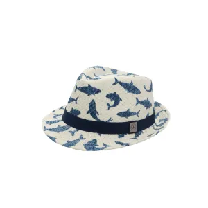 Flapjack Kids Fedora Hat - Shark - Large