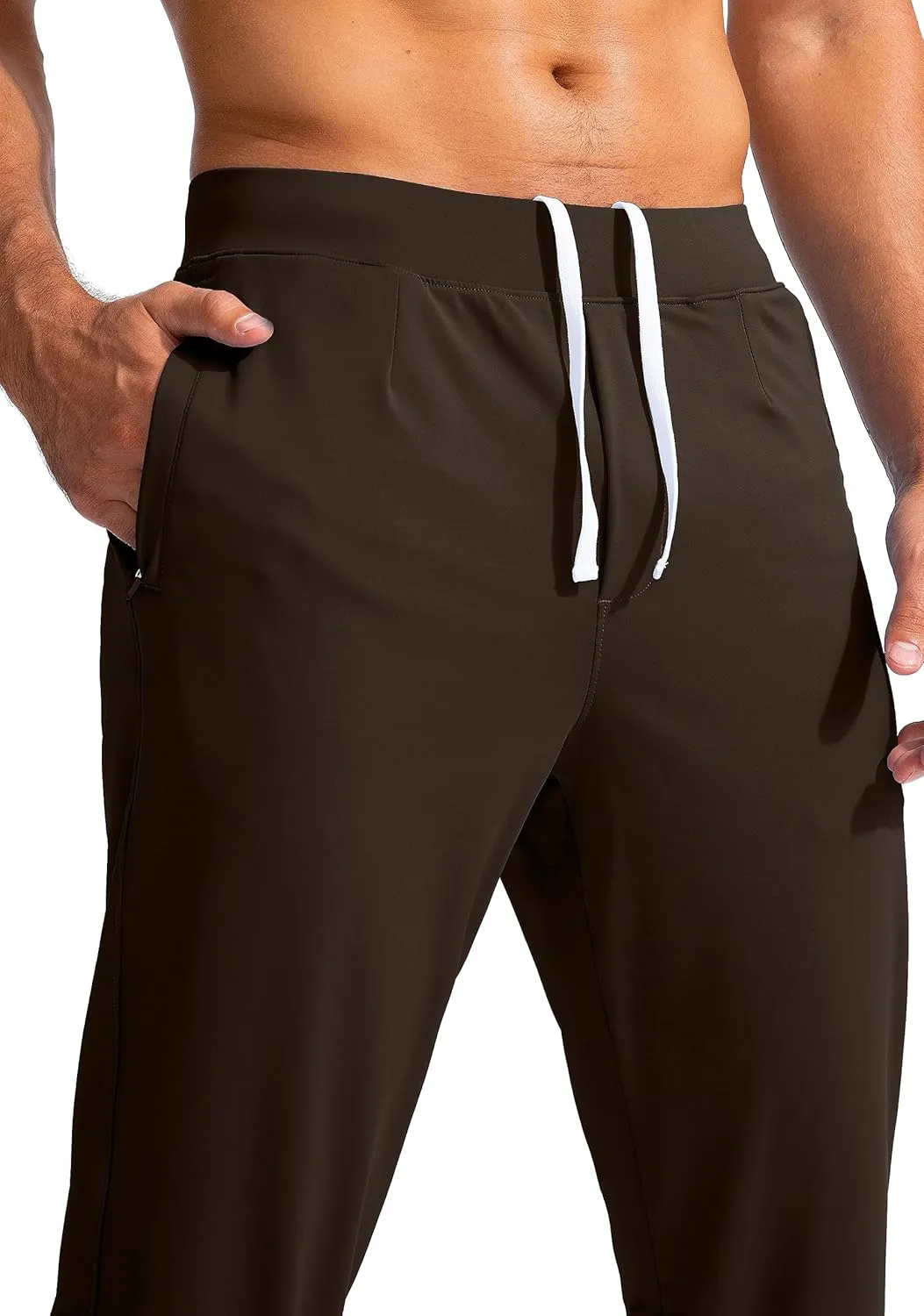 G Gradual Men's Golf Joggers Pants with Zipper Pockets Stretch Sweatpants Slim Fit Track Pants Joggers for Men Work Running