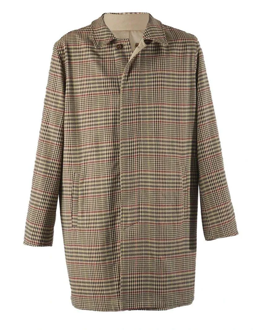 Gabardine Reversible Tan Jacket